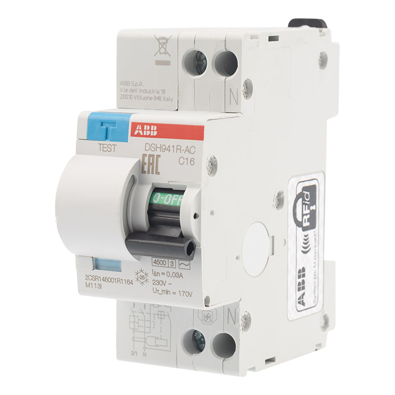 Автоматический выключатель дифференциального тока 2P 16А 30mA 4,5кА 230В (АВДТ) DSH941R AC-C16/0,03 ABB 